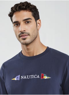 NAUTICA Graphic Regular Fit Premium Cotton Crew Neck T-shirt  - Image 4
