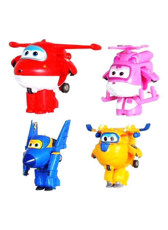 طقم ألعاب أطفال سوبر وينجز متغيرة الشكل من 4 قطع