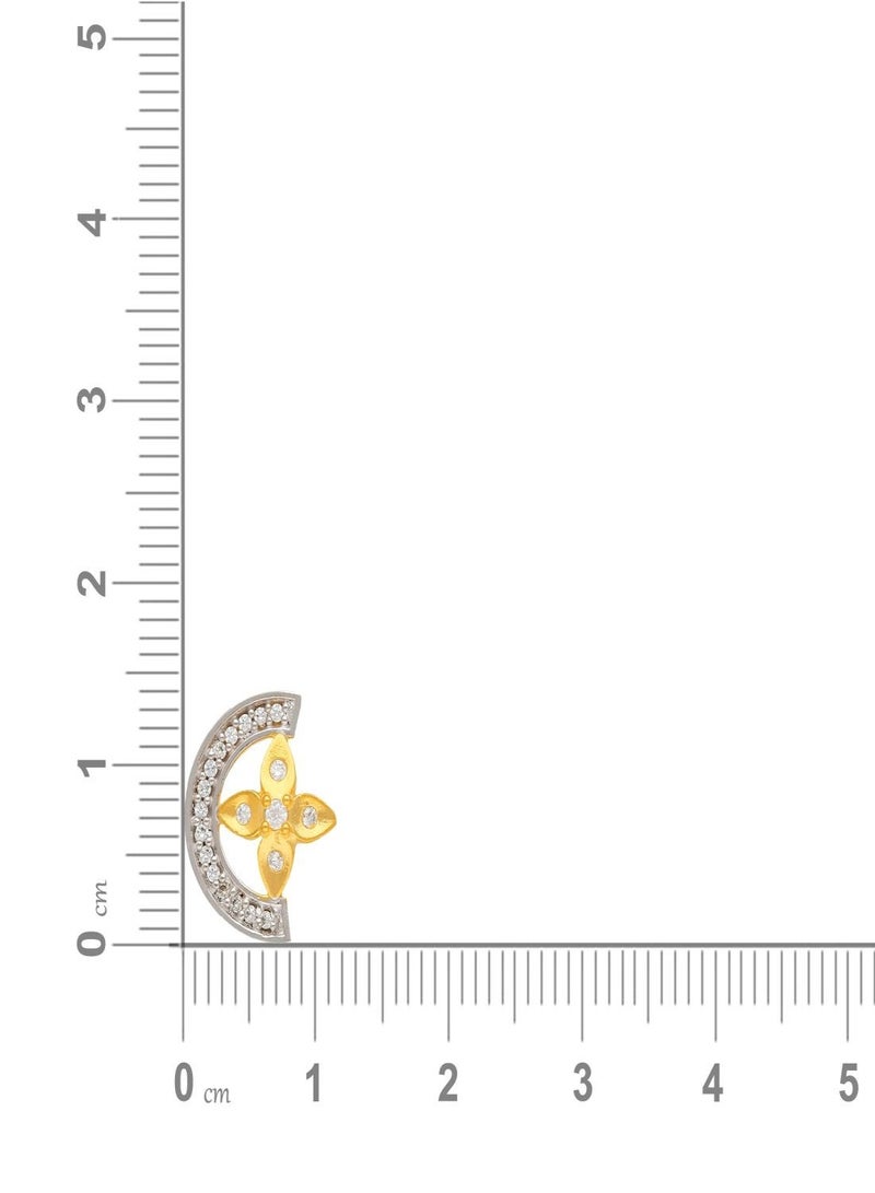 Malabar Gold and Diamonds 22 Karat 916 Purity Studs Style Screw Nut Earring for Women ERDZL52267 - Image 2