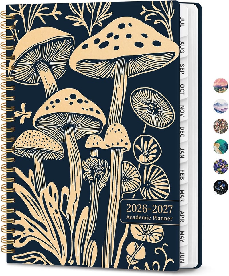 ZOTIA Planner 2026-2027, Monthly and Weekly Academic Planner July 2026 - June 2027, Hardcover Student Teacher Planning Agenda Calendar Book with Tabs, Perfect for Office School Supplies, A4 (8.5" x 11 - Image 1