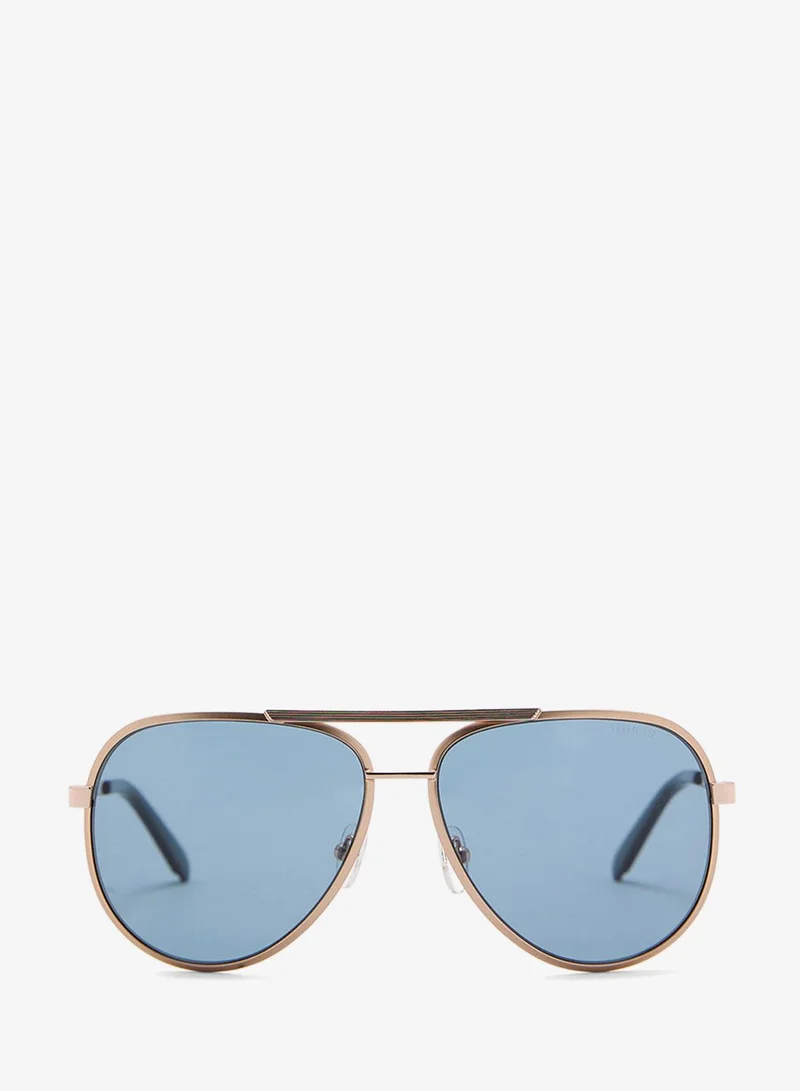 GUESS Metal Frame Aviator Sunglasses