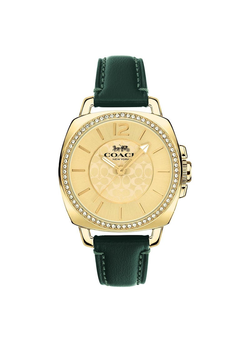 COACH Women's Analog Tonneau Leather Wrist Watch 14503982  - Image 1