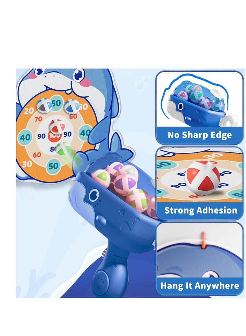 Generic Outdoor Sport Toys Children's Toy Whale Sticky Ball Ball Gun Throwing Target Cartoon Parent Child Interactive Game age 5-10 - Image 2