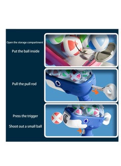 Generic Outdoor Sport Toys Children's Toy Whale Sticky Ball Ball Gun Throwing Target Cartoon Parent Child Interactive Game age 5-10  - Image 4