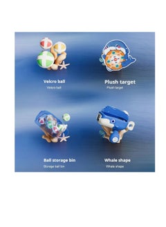 Generic Outdoor Sport Toys Children's Toy Whale Sticky Ball Ball Gun Throwing Target Cartoon Parent Child Interactive Game age 5-10  - Image 5