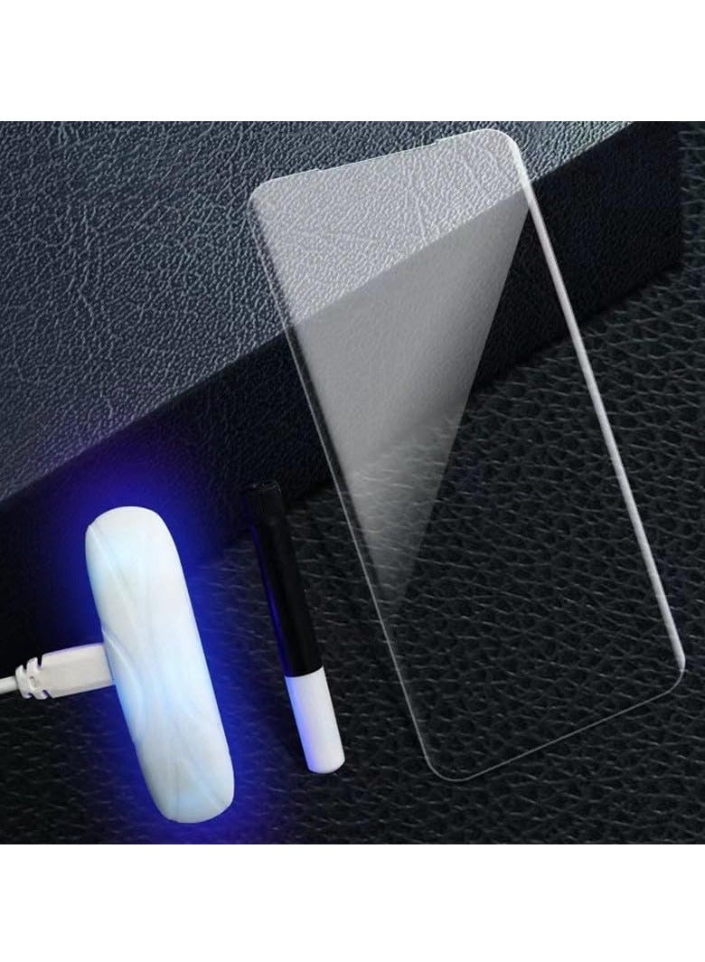 MIGOFAST Screen Protector for Motorola Edge 40 UV Tempered Glass, Film HD Screen Saver, 9H Hardness, Bubble-free Screen Replacement Protector Film - Image 5