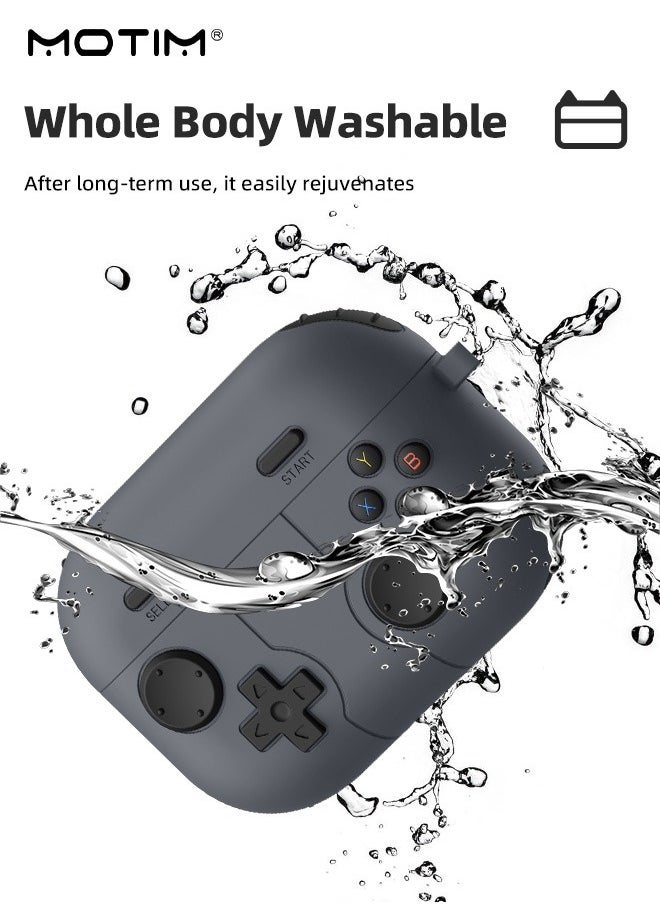 Motim - Compatible with Apple AirPods Case Pro 2nd/1st Generation with Lock, Silicone Skin AirPod Protective Case, Cartoon 3D Hard Shell Rugged Shockproof Cover for AirPods Pro with Keychain - Image 1