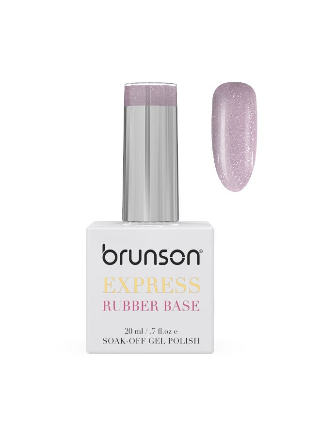 brunson Gold Rush Rubber Base Gel Polish | Radiant And Long-Lasting Beauty For Your Nails - 20Ml
