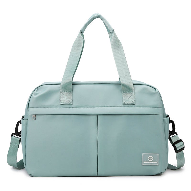 Generic Extensible Short Distance Travel Bag Large Capacity Swimming Crossbody Sports Training Bag Gym Bag Advanced Dry and Wet Separation Green 