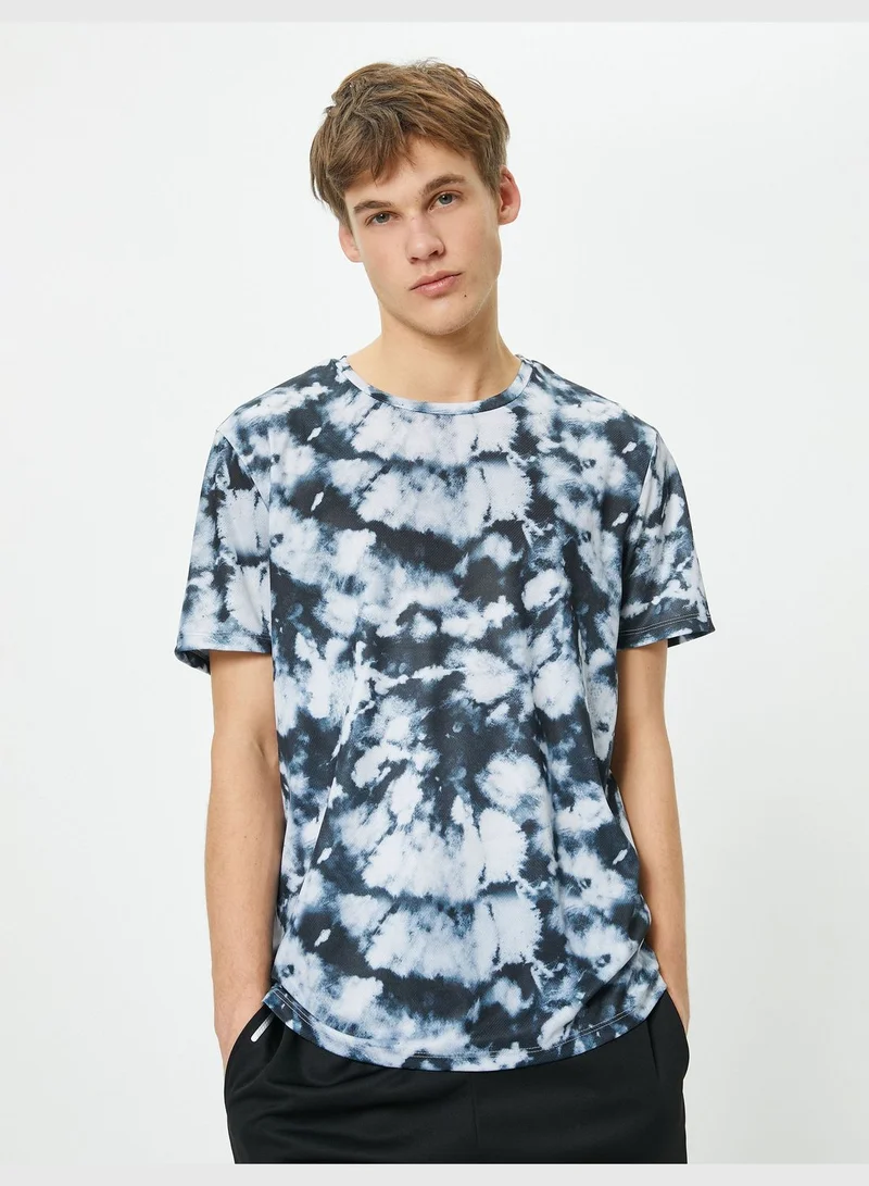 KOTON Abstract Printed Sport T-Shirt