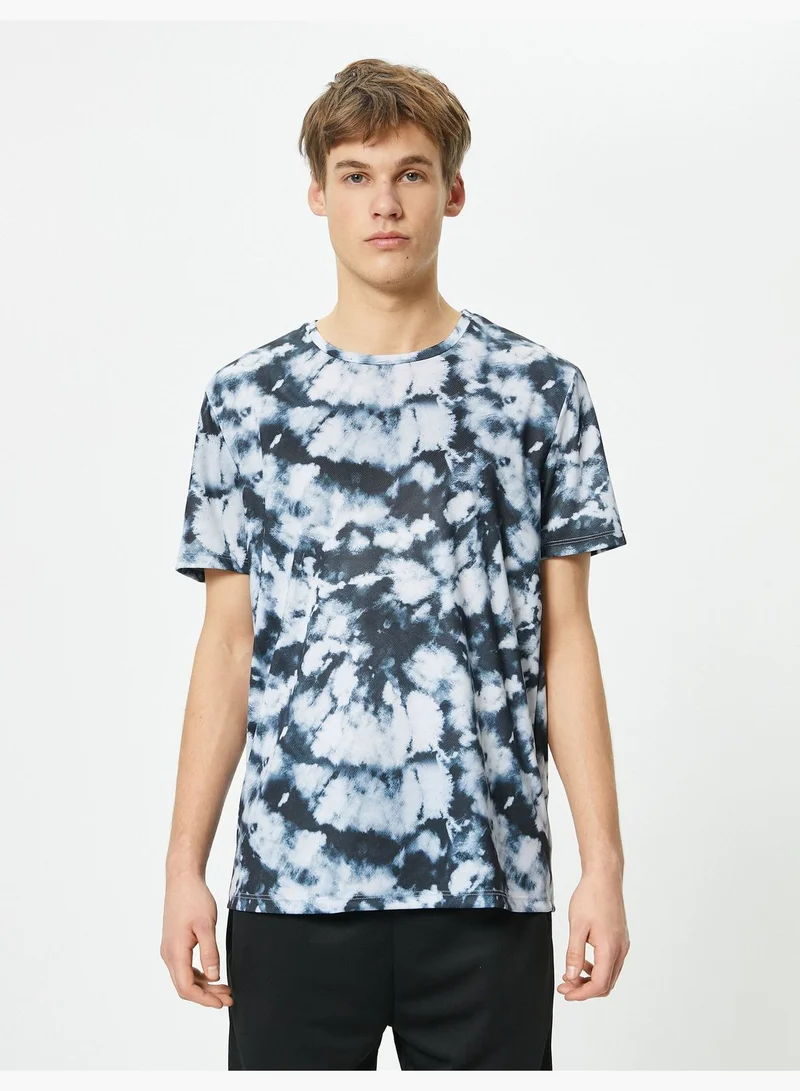 KOTON Abstract Printed Sport T-Shirt