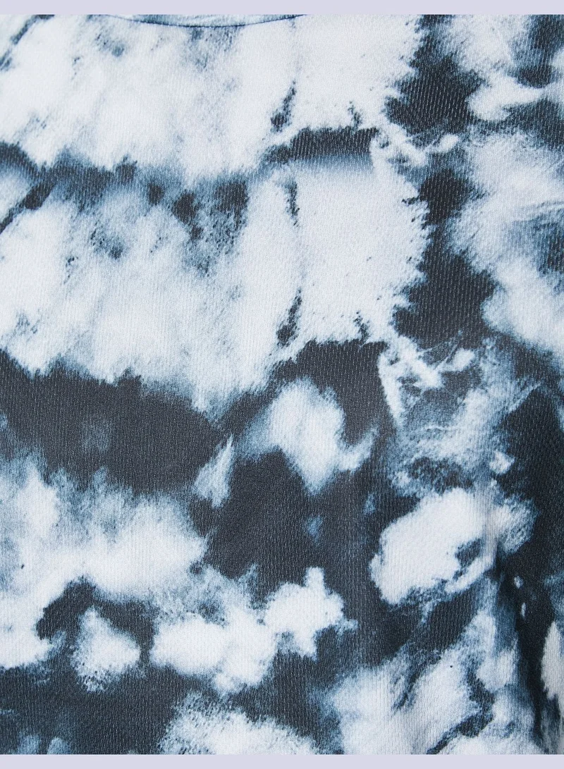 KOTON Abstract Printed Sport T-Shirt