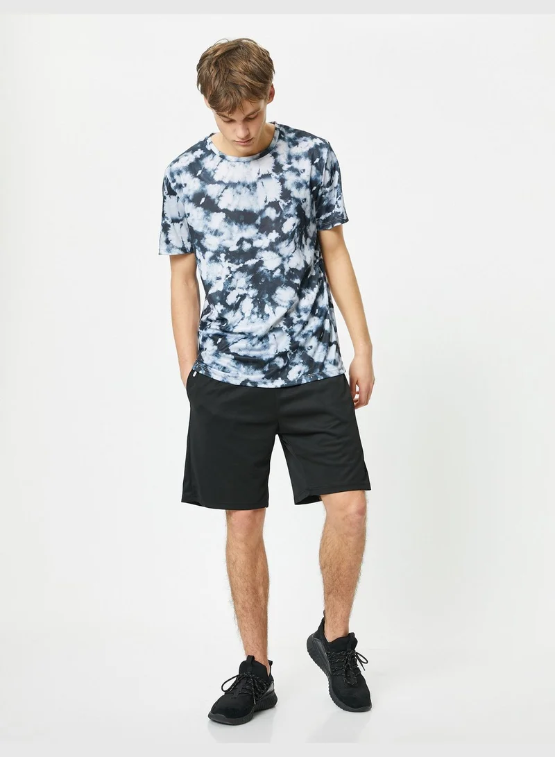 KOTON Abstract Printed Sport T-Shirt