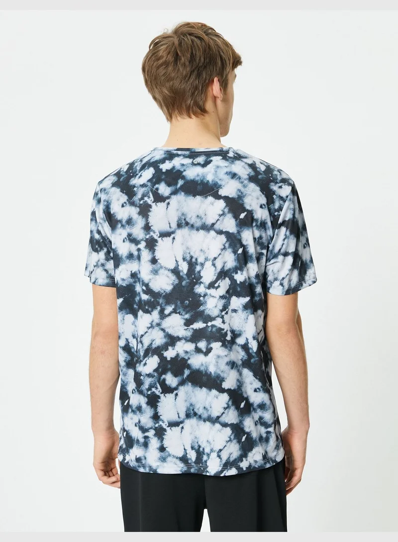 KOTON Abstract Printed Sport T-Shirt