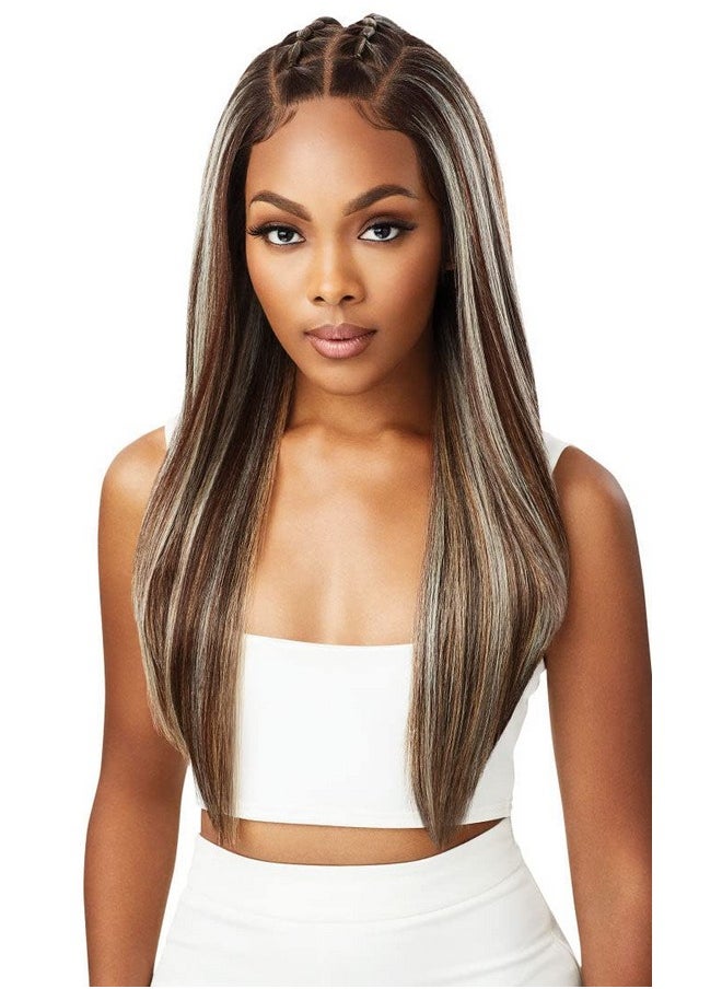 Outre - Utre Perfect Hair Line Synthetic 13X6 Lace Front Wig Jaylani (1 Jet Black) - Image 1