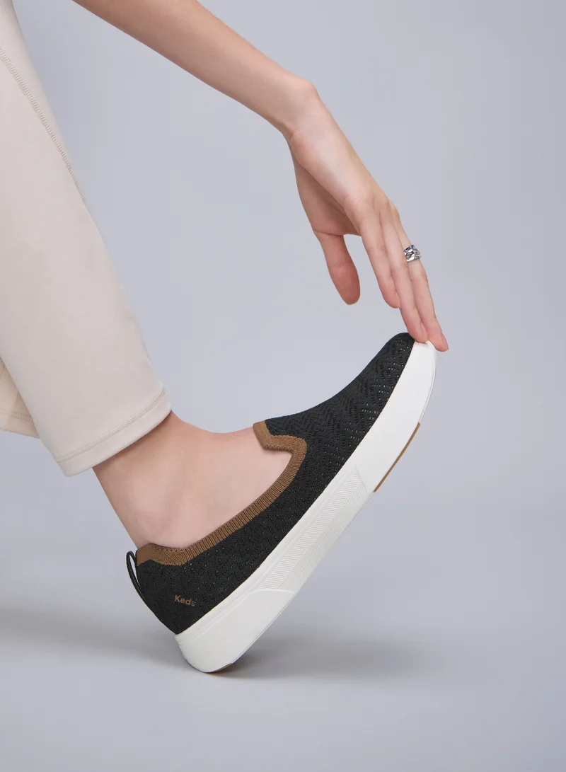 Keds Black/Ultimate Grey/Cognac Keds Women's BlissWalk Loafer Athletic Loafer Black for Women | Best Price UAE
