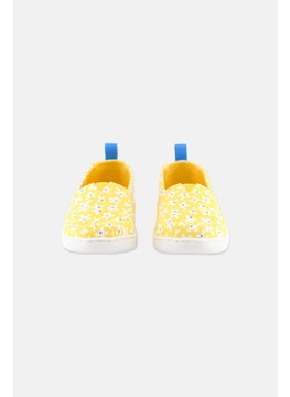 TOMS Kids Girl Daisies Slip On Casual Shoes, Yellow  - Image 4