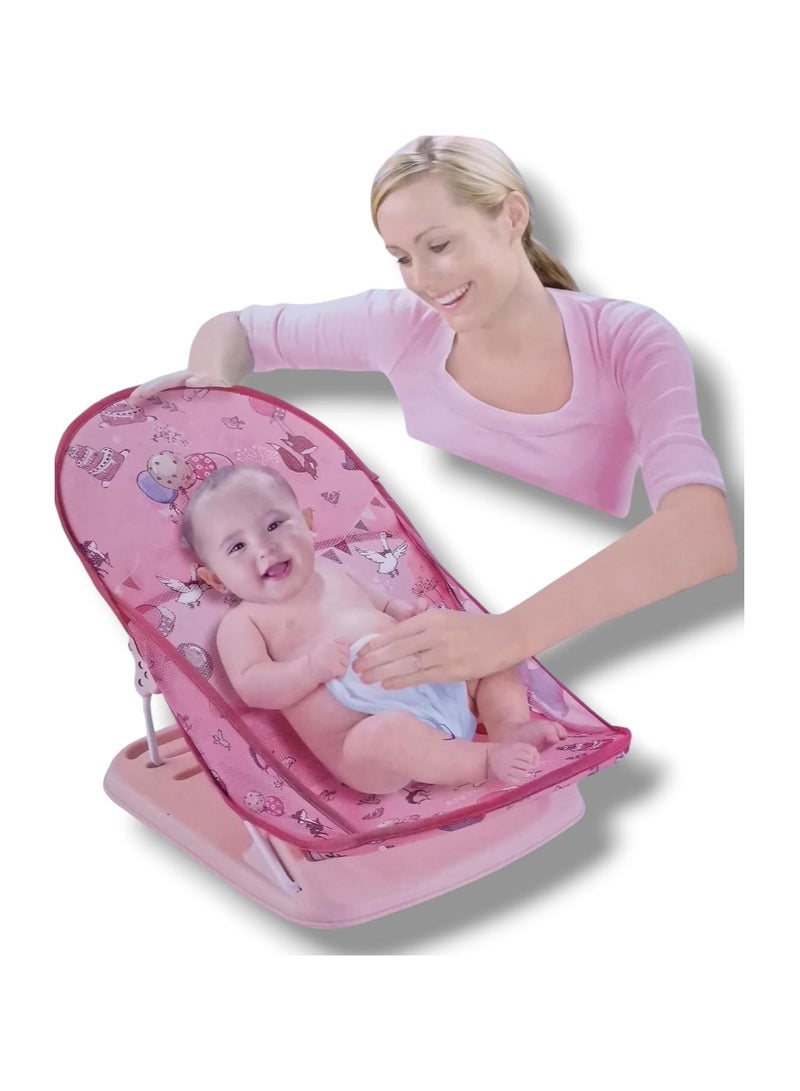 Baby Bather for Infants Toddlers 0-6 Months babys Red and pink - Image 1