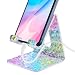 Tomorotec Acrylic Cell Phone Stand Portable Phone Holder for Desk NonSlip Desktop 48 Smartphones Holder Compatible with iPhone Samsung Galaxy Pixel Phone Cradle Dock Home Office Iridescent Wave - Image 2