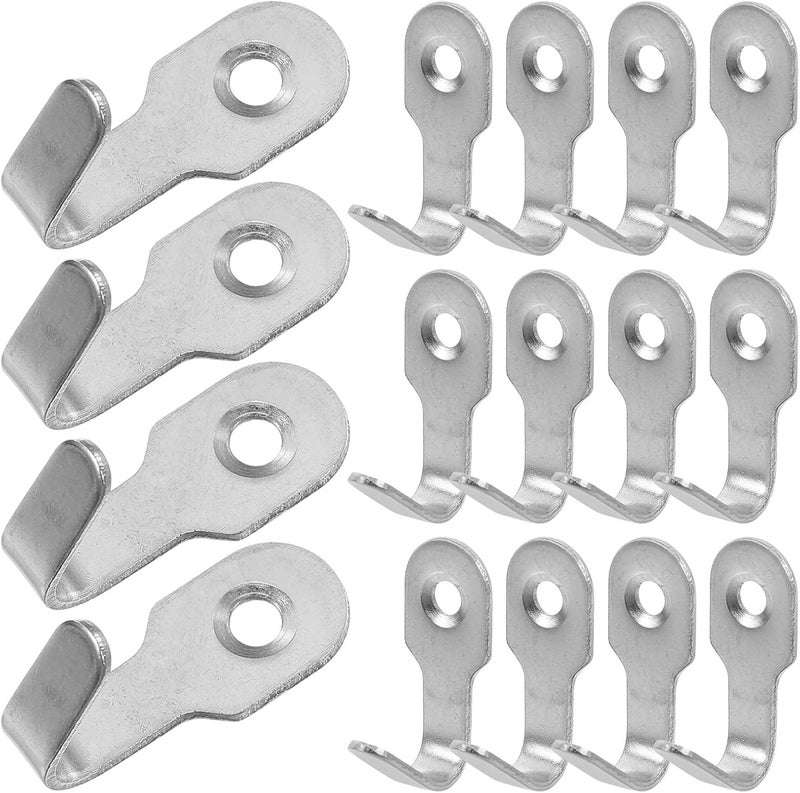 DECHOUS 20pcs Mini Stainless Steel Single Clothes Hooks Key Holder Robe Hangers for Bathroom Kitchen Wall Mount Utility Storage - Image 1