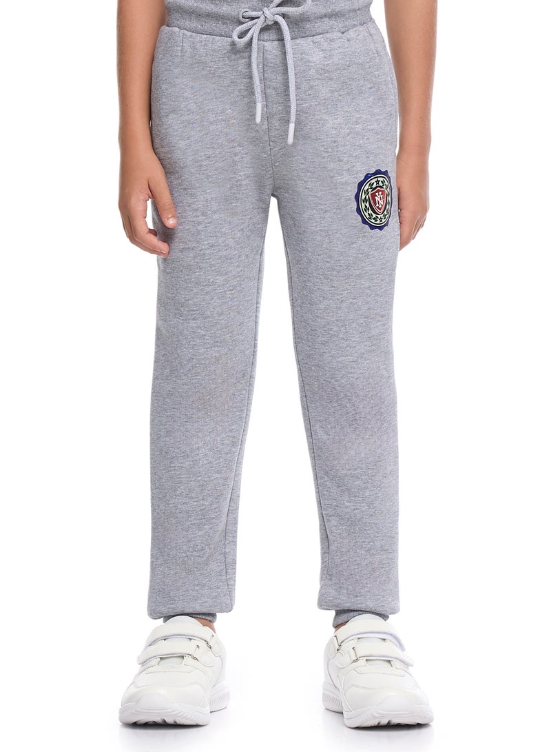victor and jane Boys’ Brooklyn Edition Tracksuit – Grey Sweatshirt & Joggers - Image 4