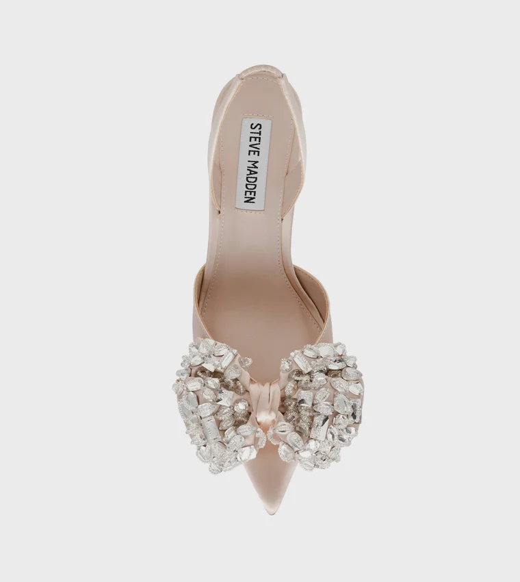 Steve Madden LOVI04S1-726 Champagne Women's Heel Sandals