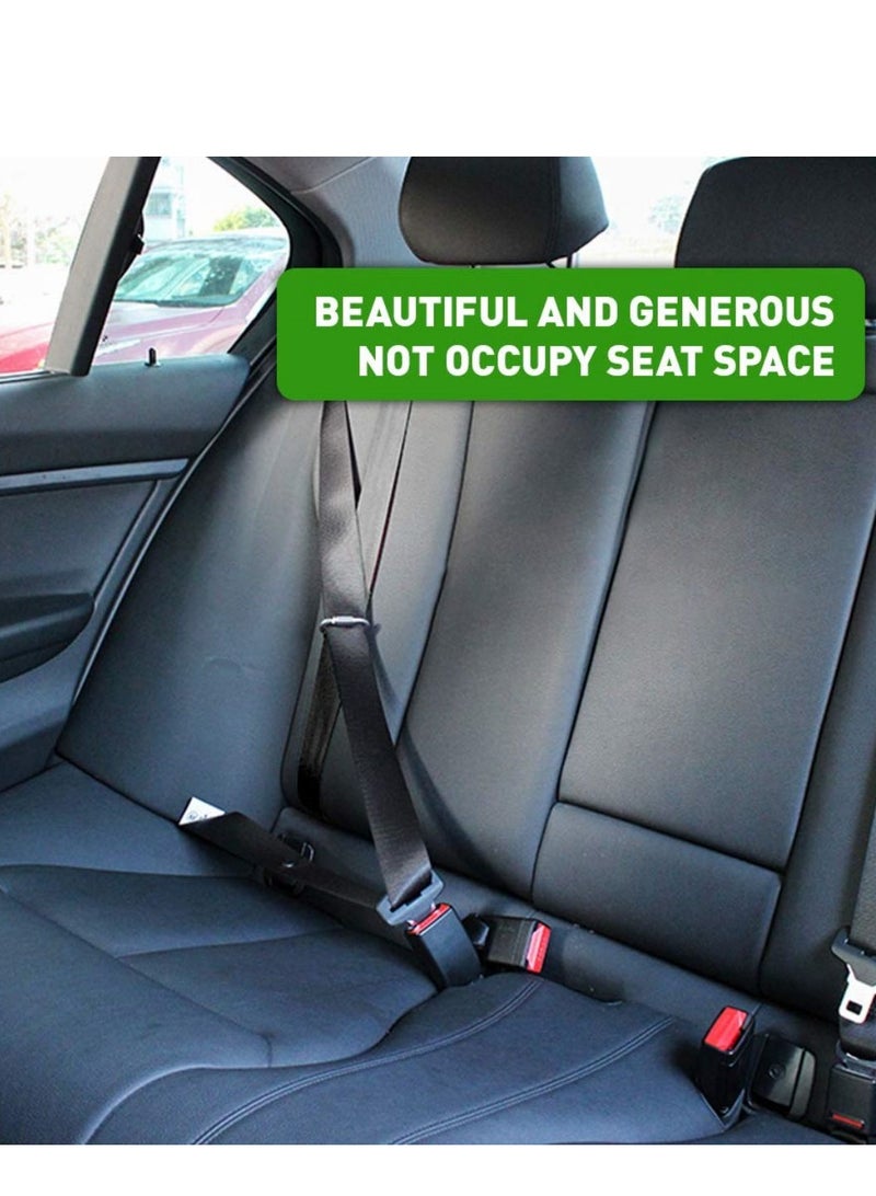 SYOSI Seat Belt Adjuster for Kids Universal Seatbelt Clips Auto Car Shoulder Neck Strap Positioning Belt Also Car Seat Travel Belt to (Black) - Image 2