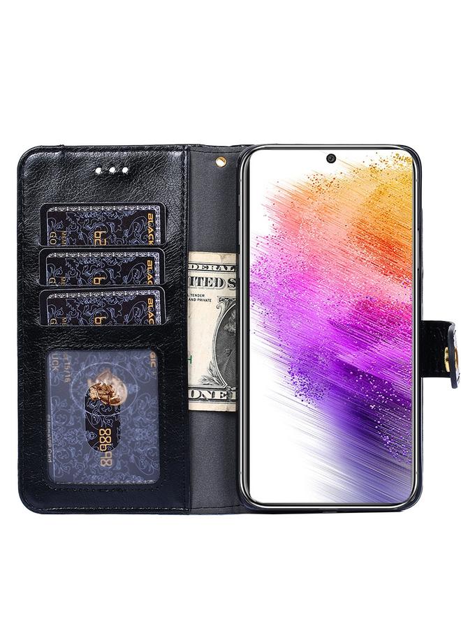 اس-توب جراب هاتف Samsung Galaxy A73 5G مصنوع من الجلد مع سحاب - Image 4