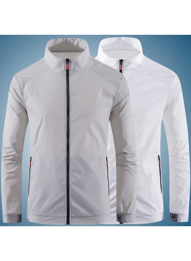Song Feng Ya Sun Protection Clothing Men's Ice Silk Thin Breathable Casual Loose Collar Sun Protection Clothing Outdoor Fishing Sportswear Top Coat - Image 3