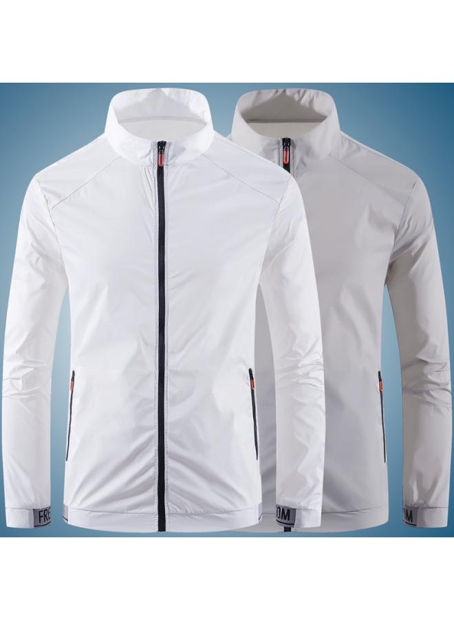 Song Feng Ya Sun Protection Clothing Men's Ice Silk Thin Breathable Casual Loose Collar Sun Protection Clothing Outdoor Fishing Sportswear Top Coat - Image 2