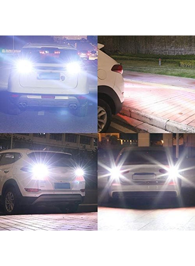 Elshafey 19.5Watts No Hyper Flash 7440 T20 W21W LED Bulbs High Power 3014 144-SMD Chips LED Bulb For Backup Reverse Lights,Turn Signal Lights(No Hyper Flash). White 2-Pack - Image 5