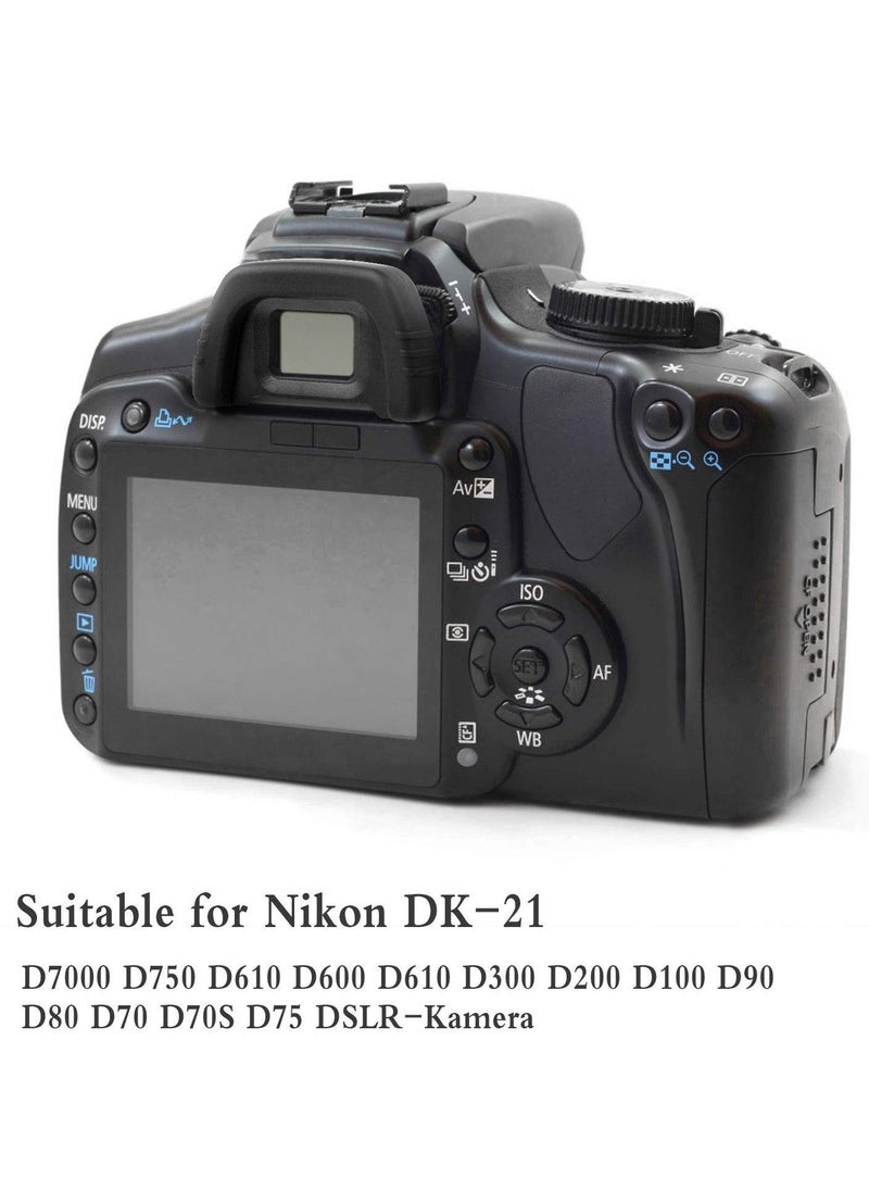 Y&D 8Pcs Eyecup Eyepiece Viewfinder Compatible with Nikon DK-21 D7000 D750 D610 D600 D300 D200 D100 D90 D80 D70 D70s  - Image 3