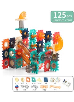 Generic 125-Piece Pipeline Rolling Ball Building Blocks ,Early Educational Building Toys Set，Educational DIY Blocks for Kids Birthday Gift  - Image 1
