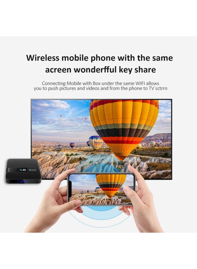 Generic Smart Set-top Box RK3228A Home Wireless Full Netcom HD 4K Network Android Set-top Box Manufacturers-Color:H20 British Standard Gaming Tv Box  - Image 1