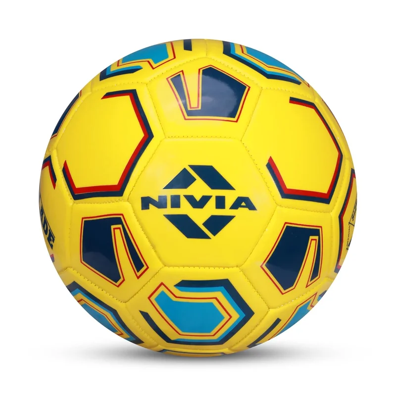 نيفيا Nivia Blade Machine Stitched Football - 32 Panels PVC Soccer Ball for Training and Recreational Use