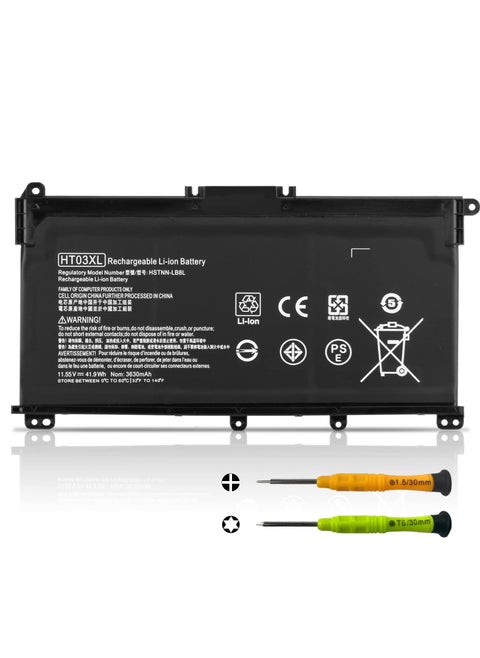 HT03XL HT03041XL Battery L11119-855 for HP Pavilion 15-CS 15-CW 15-DA 15-DB 15-DQ 15-DW 14-CE 14-CF 14-CK 14-DH 14-DK 14-DQ 17-CA 17-by HSTNN-UB7 J HSTNN-DB8R HSTNN-DB8S L11421-2C2 L11421-542