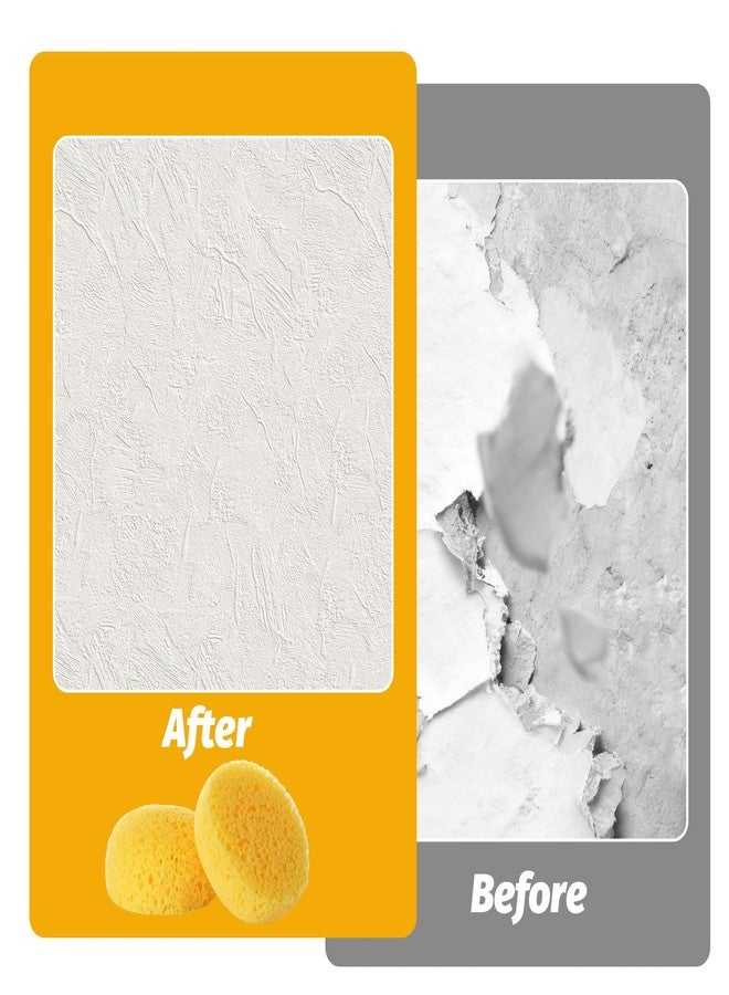 Tweruna 2 PCS Knockdown Texture Sponge, Knockdown Sponge for Repair Ceiling Drywall Wall, Orange Peel Texture Sponges for Painting Ceiling Wall Knock Down - Image 5