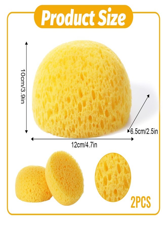 Tweruna 2 PCS Knockdown Texture Sponge, Knockdown Sponge for Repair Ceiling Drywall Wall, Orange Peel Texture Sponges for Painting Ceiling Wall Knock Down - Image 2