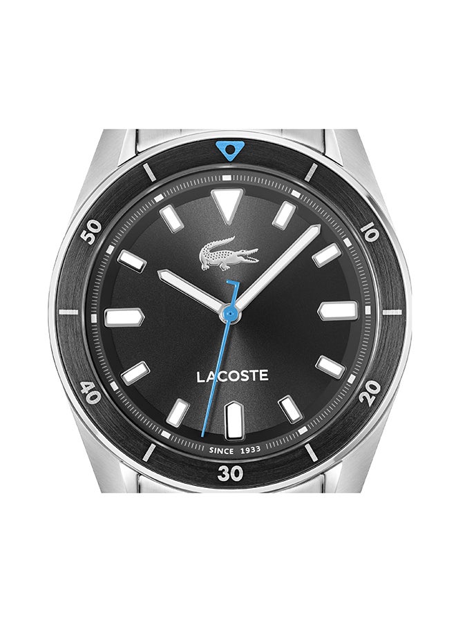LACOSTE ROUND ANALOG MEN'S BLACK CASE WATCH - 2011433 - Image 4