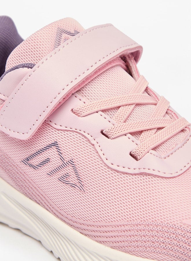 Oaklan by Shoexpress Girl's Colourblock Sports Shoes with Hook and Loop Closure  - Image 5