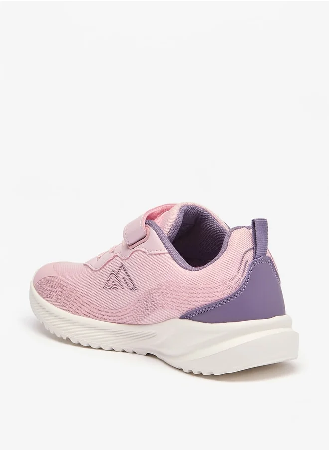 Oaklan by Shoexpress Girl's Colourblock Sports Shoes with Hook and Loop Closure