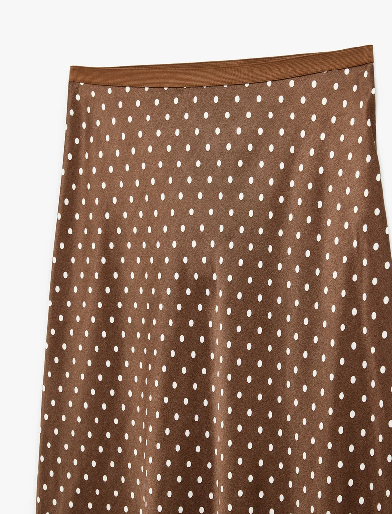 Koton  Polka Dot Satin Skirt for Women | Best Price UAE