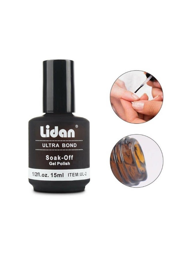 ليديان LIDAN ULTRA Bond طلاء جل قابل للإزالة 15 مل - لمعان طويل الأمد - Image 1