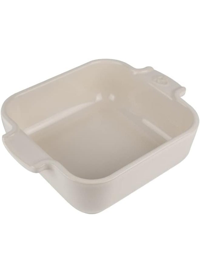 Peugeot Appolia Square Dish 18cm Ecru - Image 1