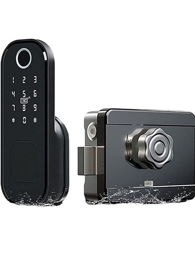 TTLOCK Smart lock Waterproof Wifi Fingerprint Lock Smart Card Digital Code Electronic Door Lock For Home Security Mortise
