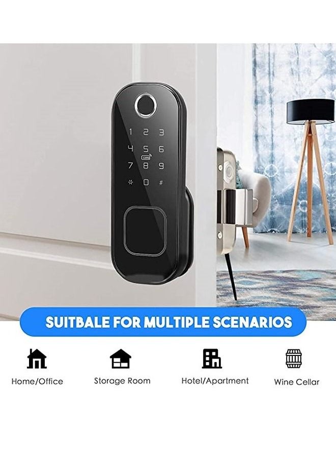 TTLOCK Smart lock Waterproof Wifi Fingerprint Lock Smart Card Digital Code Electronic Door Lock For Home Security Mortise