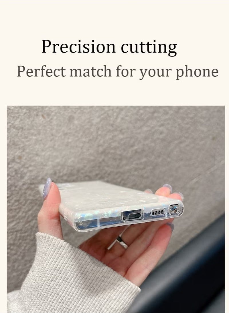 Samsung Galaxy S24 Ultra Case Cover Shiny Bling Support Wireless Charging Shockproof Camera Len Protection Soft Edge Comfortable Touch Feel Hard Back Cover Phone Accessories Protector - Image 3