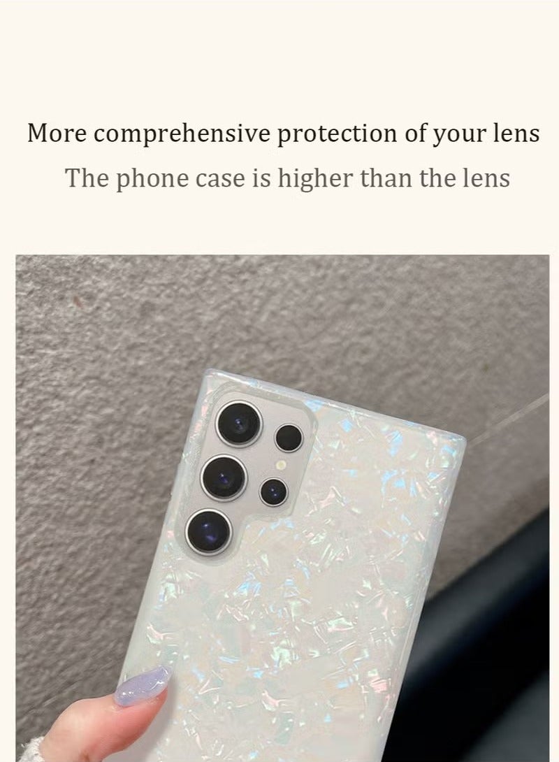 Samsung Galaxy S24 Ultra Case Cover Shiny Bling Support Wireless Charging Shockproof Camera Len Protection Soft Edge Comfortable Touch Feel Hard Back Cover Phone Accessories Protector - Image 4