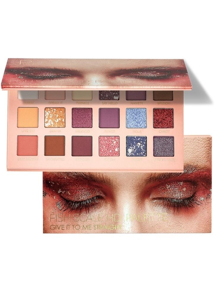 pudaier - 18 Colors Nude Eyeshadow Palette Long Lasting Multi Reflective Shimmer Matte Glitter Pressed Pearls Eye Shadow Makeup Pallet - Image 1
