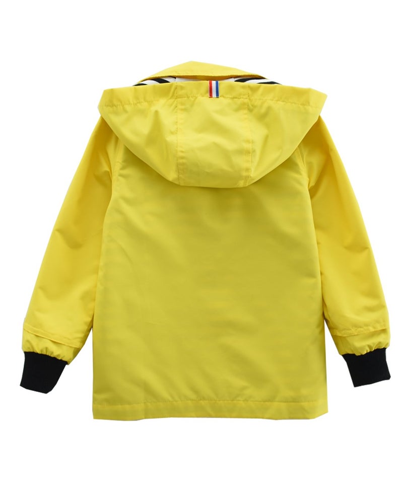 Hiheart Boys&Girls Waterproof Hooded Jackets Cotton Lined Rain Jackets (3T, Yellow) - Image 2